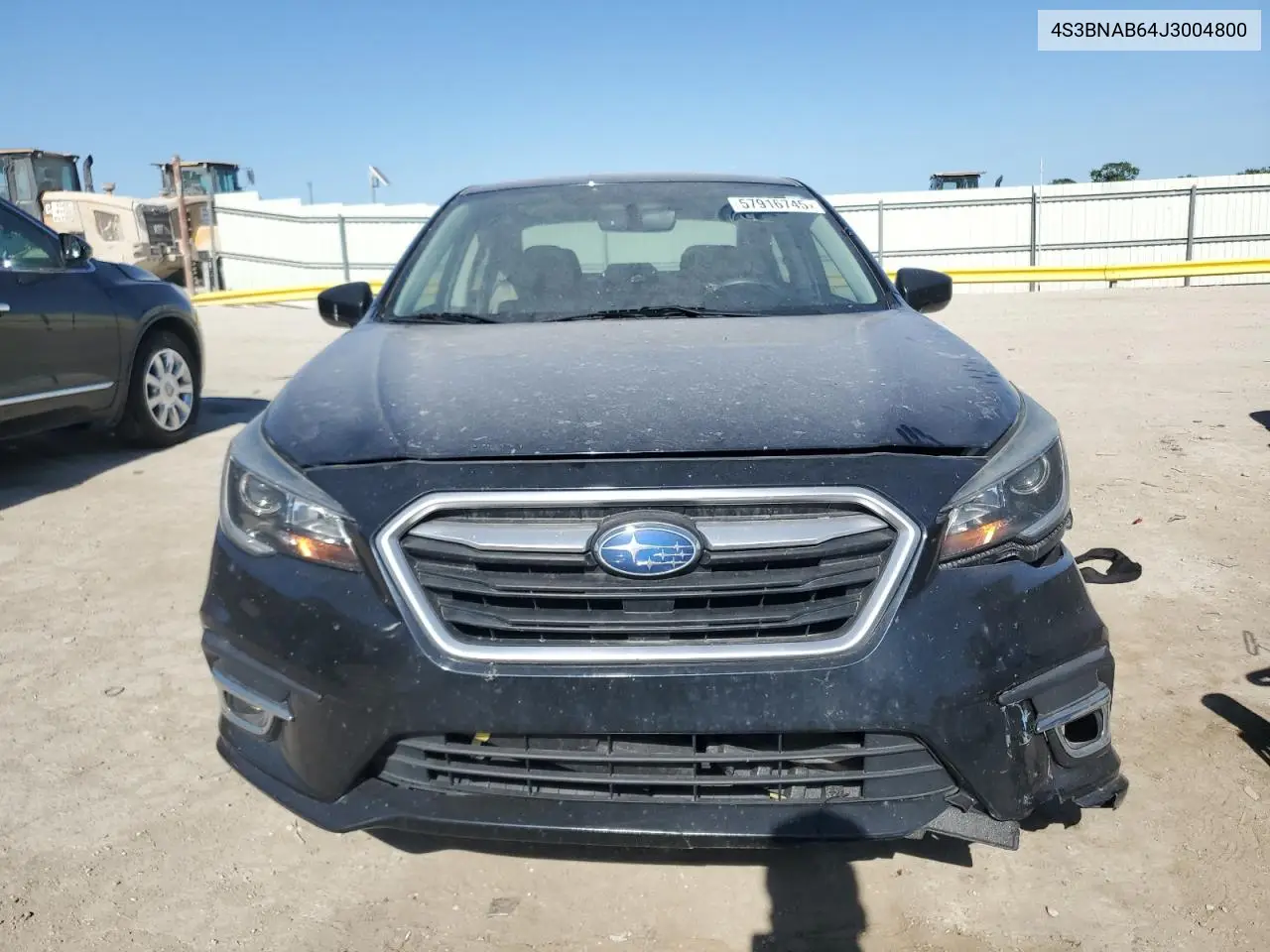 2018 Subaru Legacy 2.5I VIN: 4S3BNAB64J3004800 Lot: 57916745
