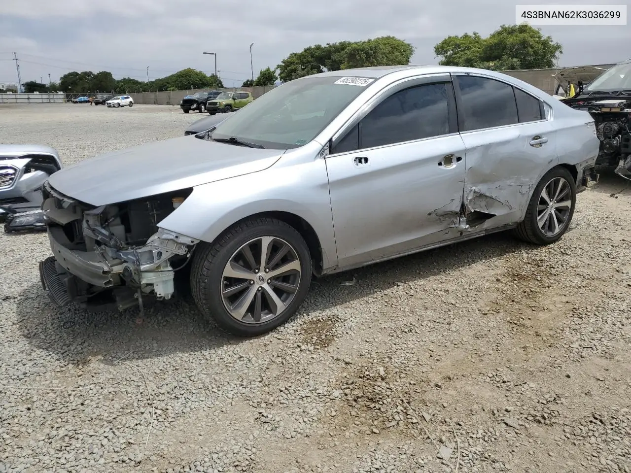 2019 Subaru Legacy 2.5I Limited VIN: 4S3BNAN62K3036299 Lot: 65290275