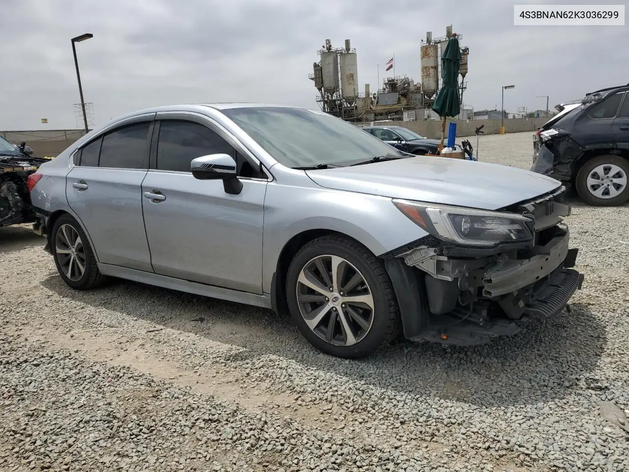 2019 Subaru Legacy 2.5I Limited VIN: 4S3BNAN62K3036299 Lot: 65290275
