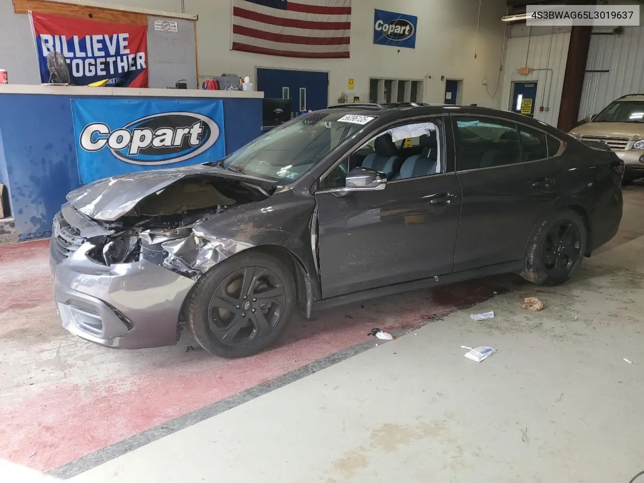 2020 Subaru Legacy Sport VIN: 4S3BWAG65L3019637 Lot: 56396135