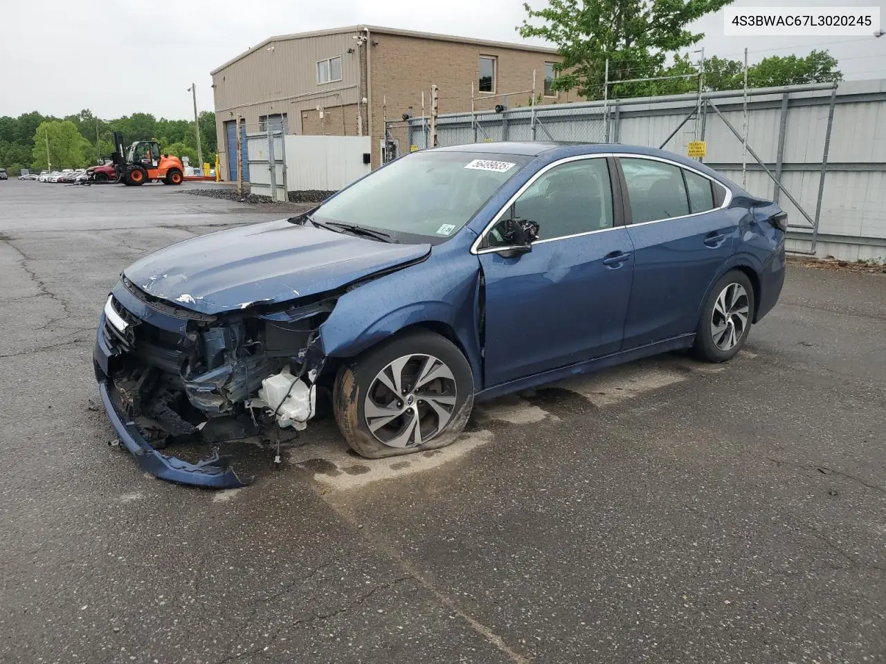 2020 Subaru Legacy Premium VIN: 4S3BWAC67L3020245 Lot: 56499635