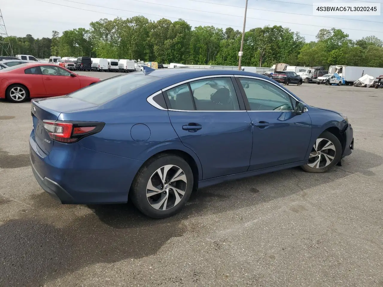 2020 Subaru Legacy Premium VIN: 4S3BWAC67L3020245 Lot: 56499635