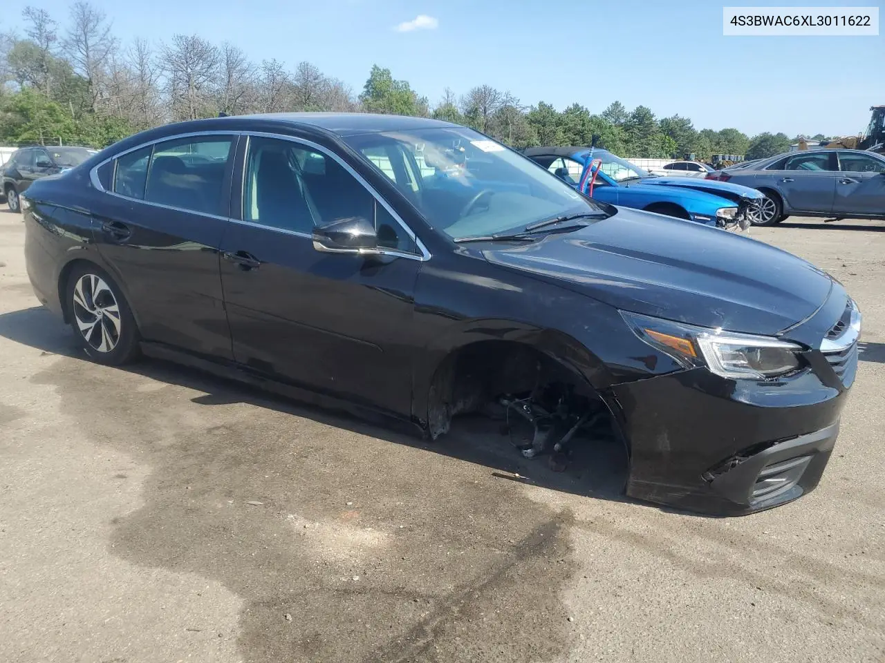 2020 Subaru Legacy Premium VIN: 4S3BWAC6XL3011622 Lot: 62541345
