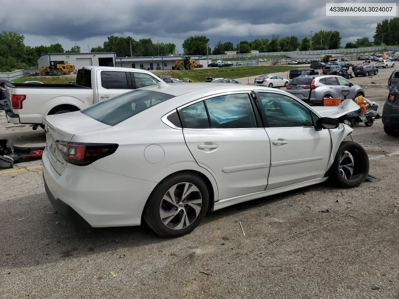 2020 Subaru Legacy Premium VIN: 4S3BWAC60L3024007 Lot: 64989215
