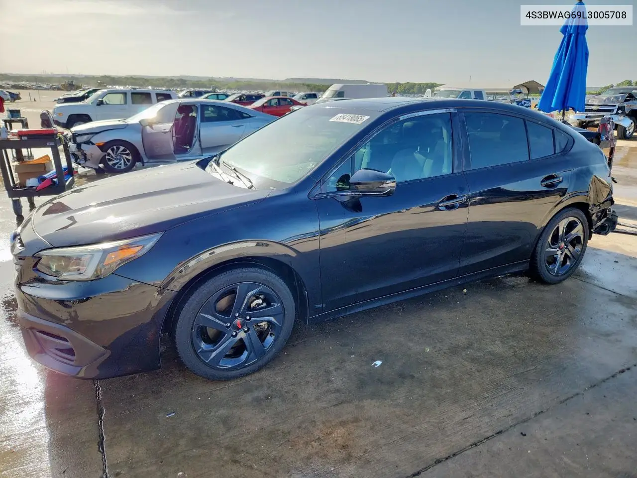 2020 Subaru Legacy Sport VIN: 4S3BWAG69L3005708 Lot: 65418065