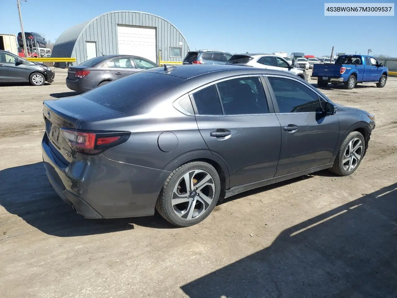 2021 Subaru Legacy Limited Xt VIN: 4S3BWGN67M3009537 Lot: 47382155