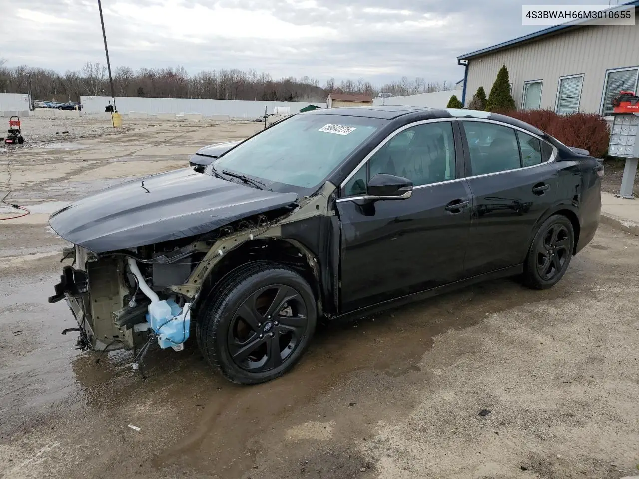 2021 Subaru Legacy Sport VIN: 4S3BWAH66M3010655 Lot: 50642275