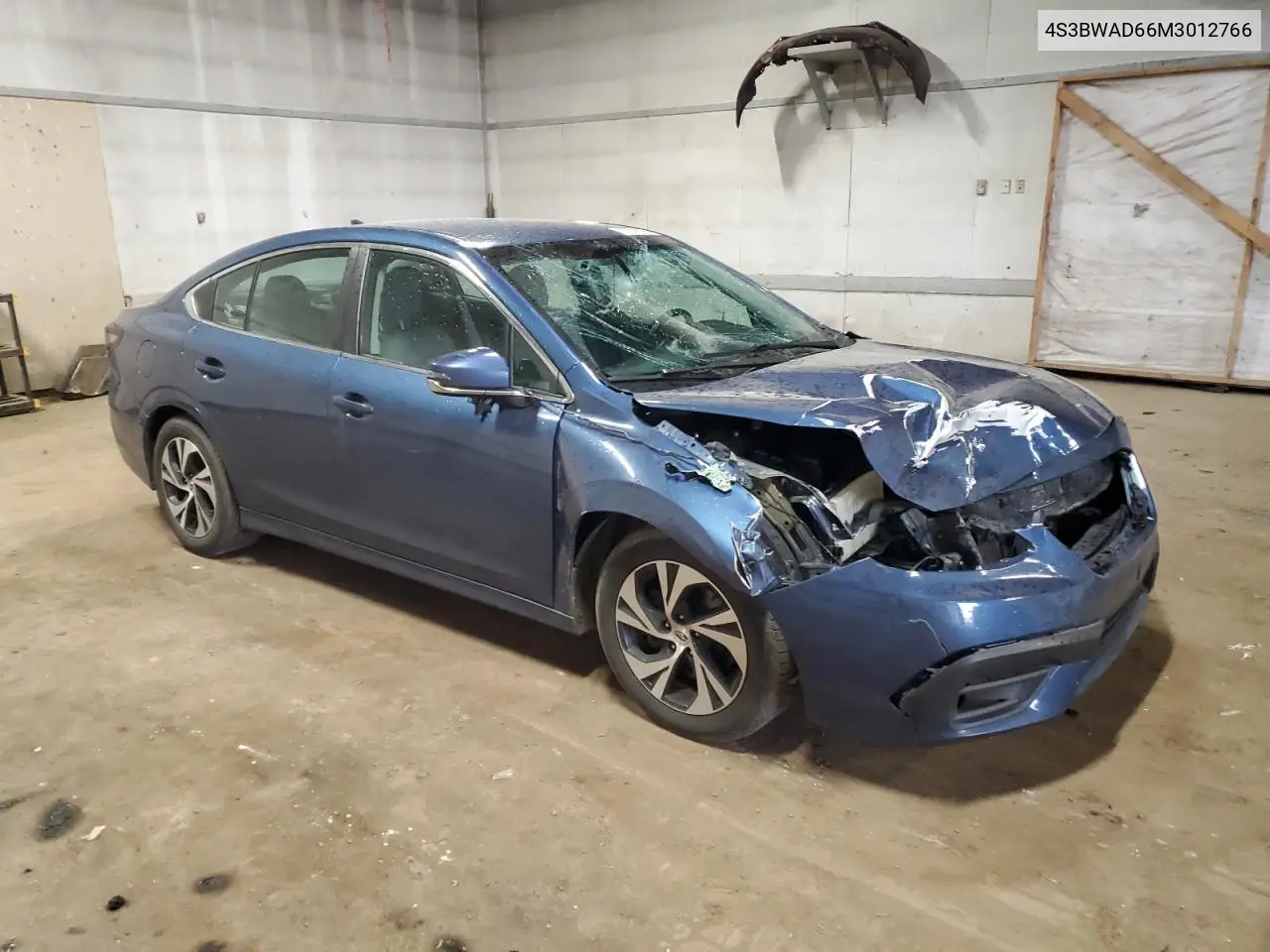 2021 Subaru Legacy Premium VIN: 4S3BWAD66M3012766 Lot: 52940995