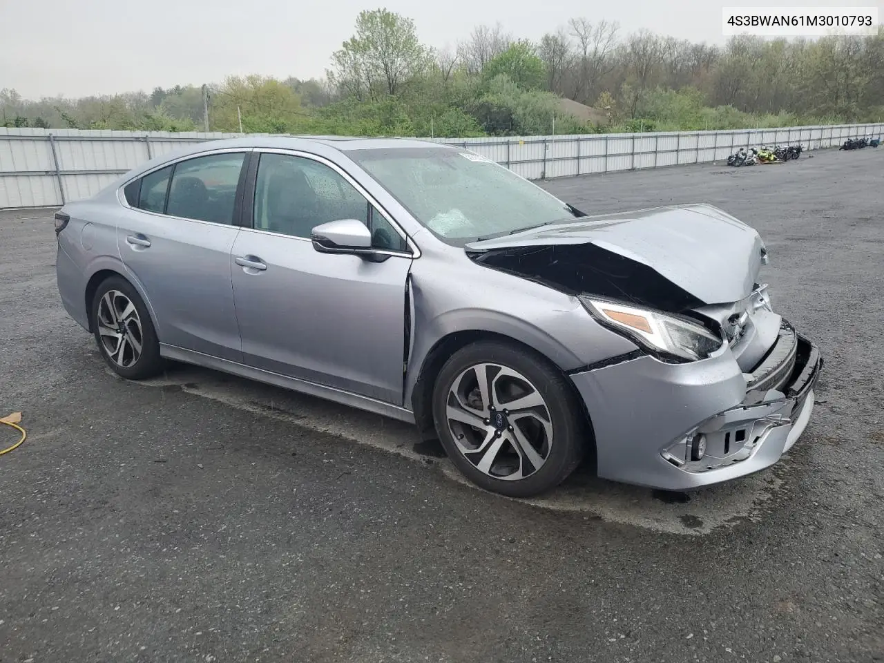 2021 Subaru Legacy Limited VIN: 4S3BWAN61M3010793 Lot: 53978325