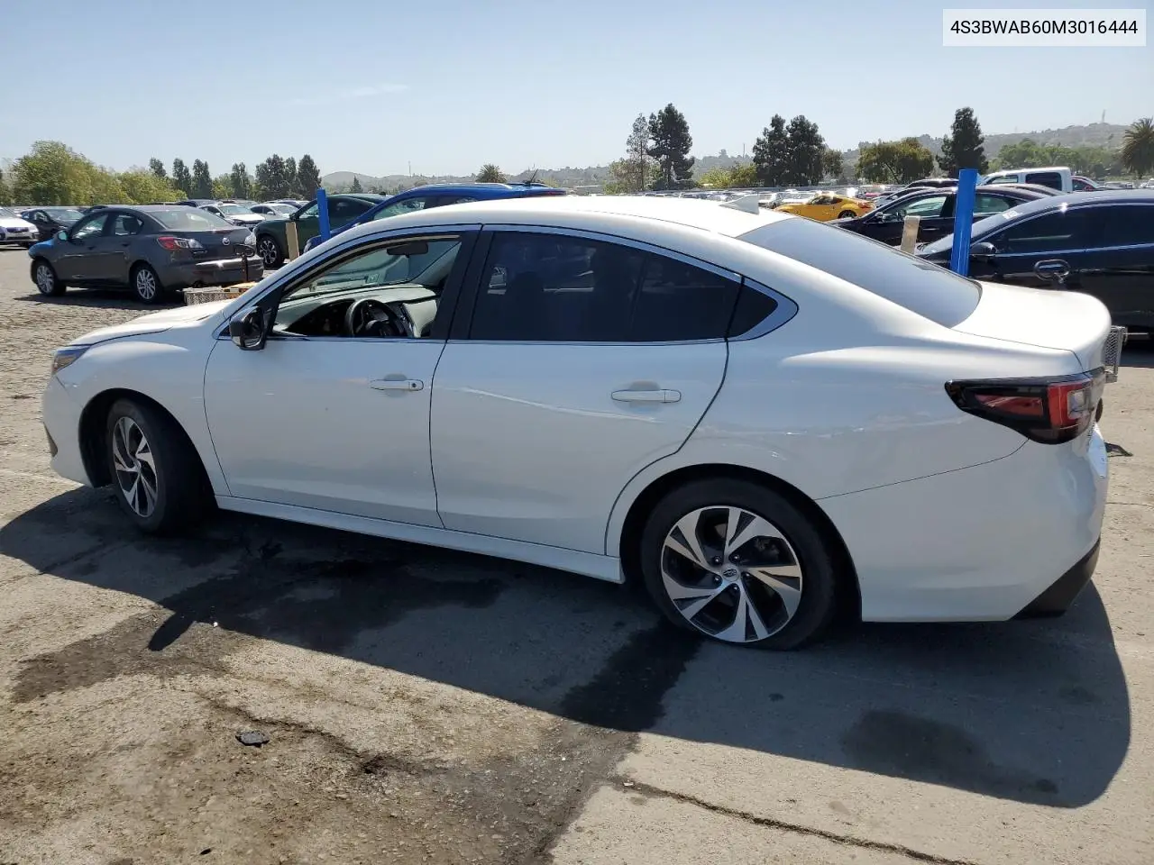2021 Subaru Legacy VIN: 4S3BWAB60M3016444 Lot: 54956435