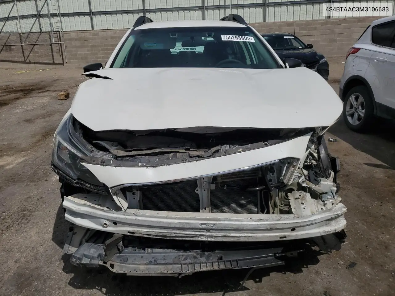 2021 Subaru Outback VIN: 4S4BTAAC3M3106683 Lot: 55268605