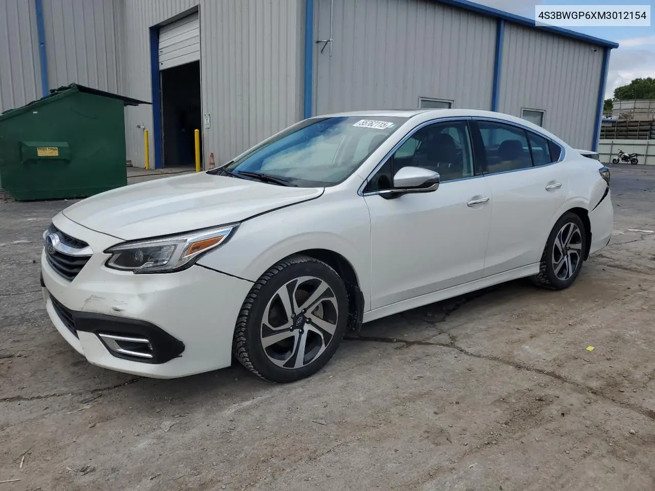 2021 Subaru Legacy Touring Xt VIN: 4S3BWGP6XM3012154 Lot: 55762115