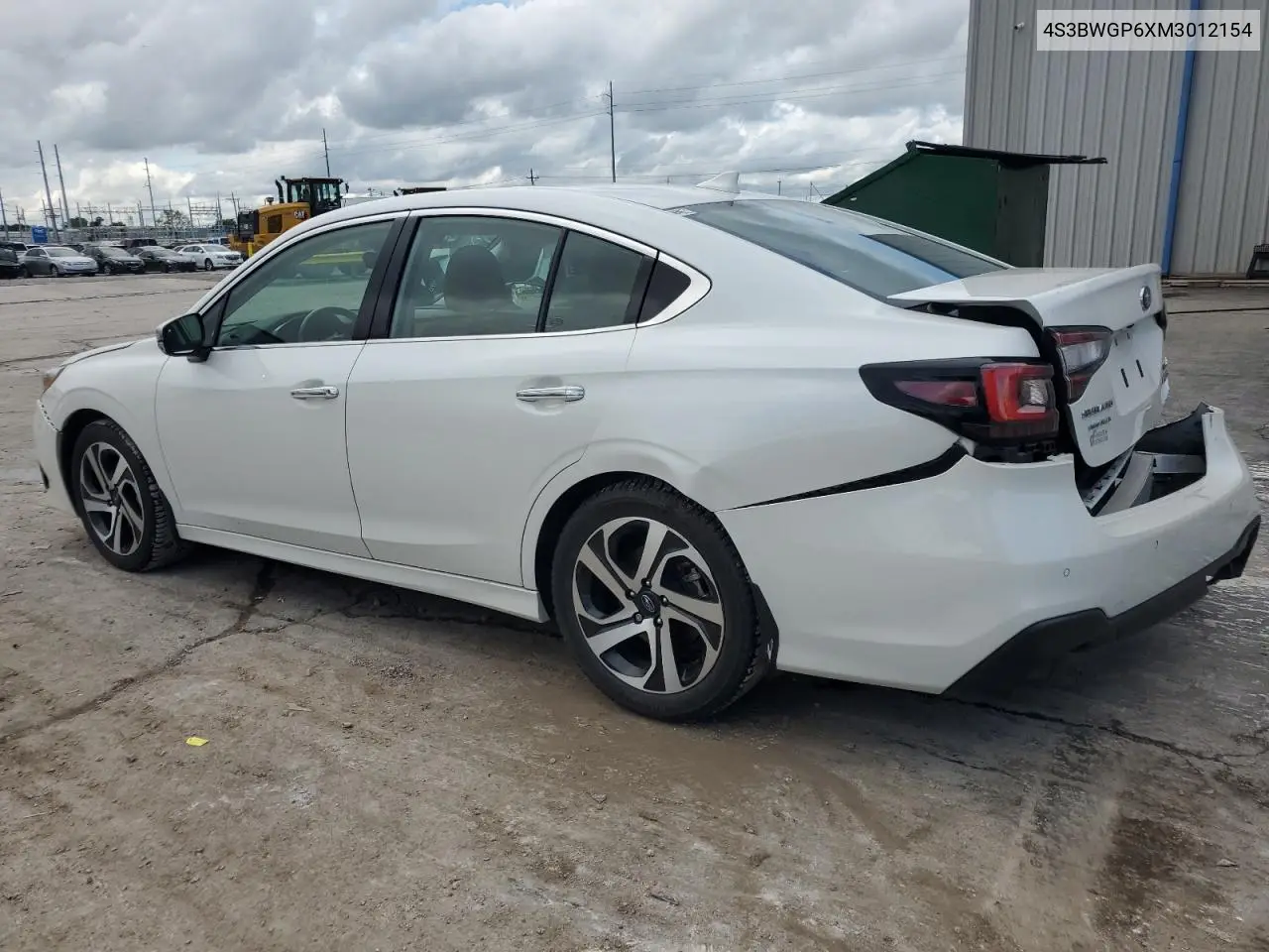 2021 Subaru Legacy Touring Xt VIN: 4S3BWGP6XM3012154 Lot: 55762115