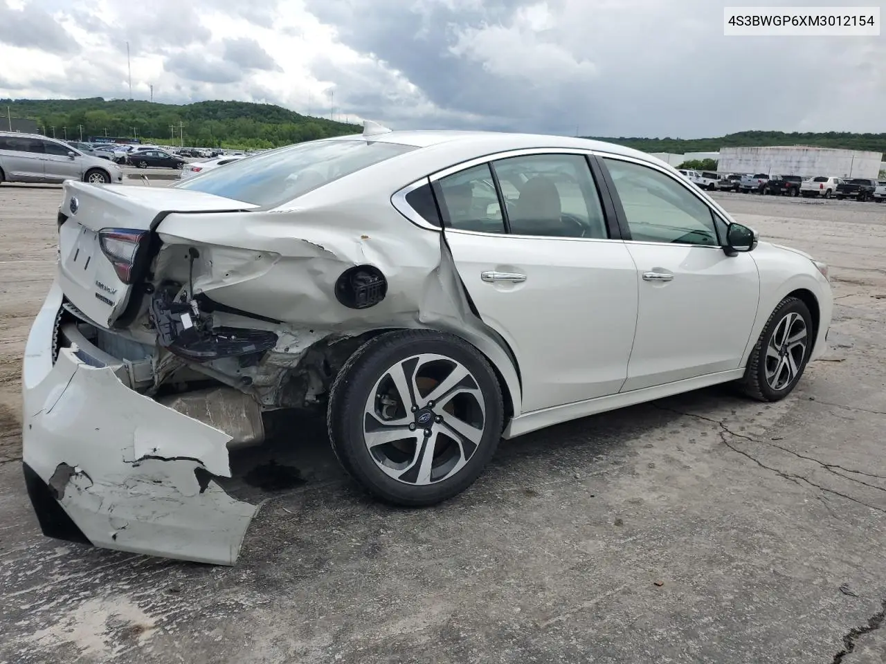 2021 Subaru Legacy Touring Xt VIN: 4S3BWGP6XM3012154 Lot: 55762115