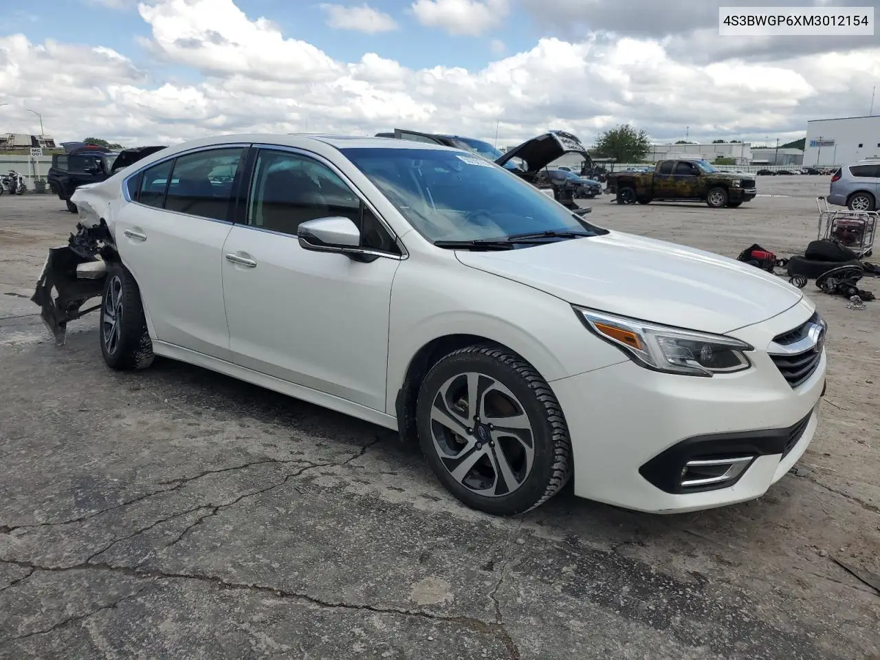 2021 Subaru Legacy Touring Xt VIN: 4S3BWGP6XM3012154 Lot: 55762115