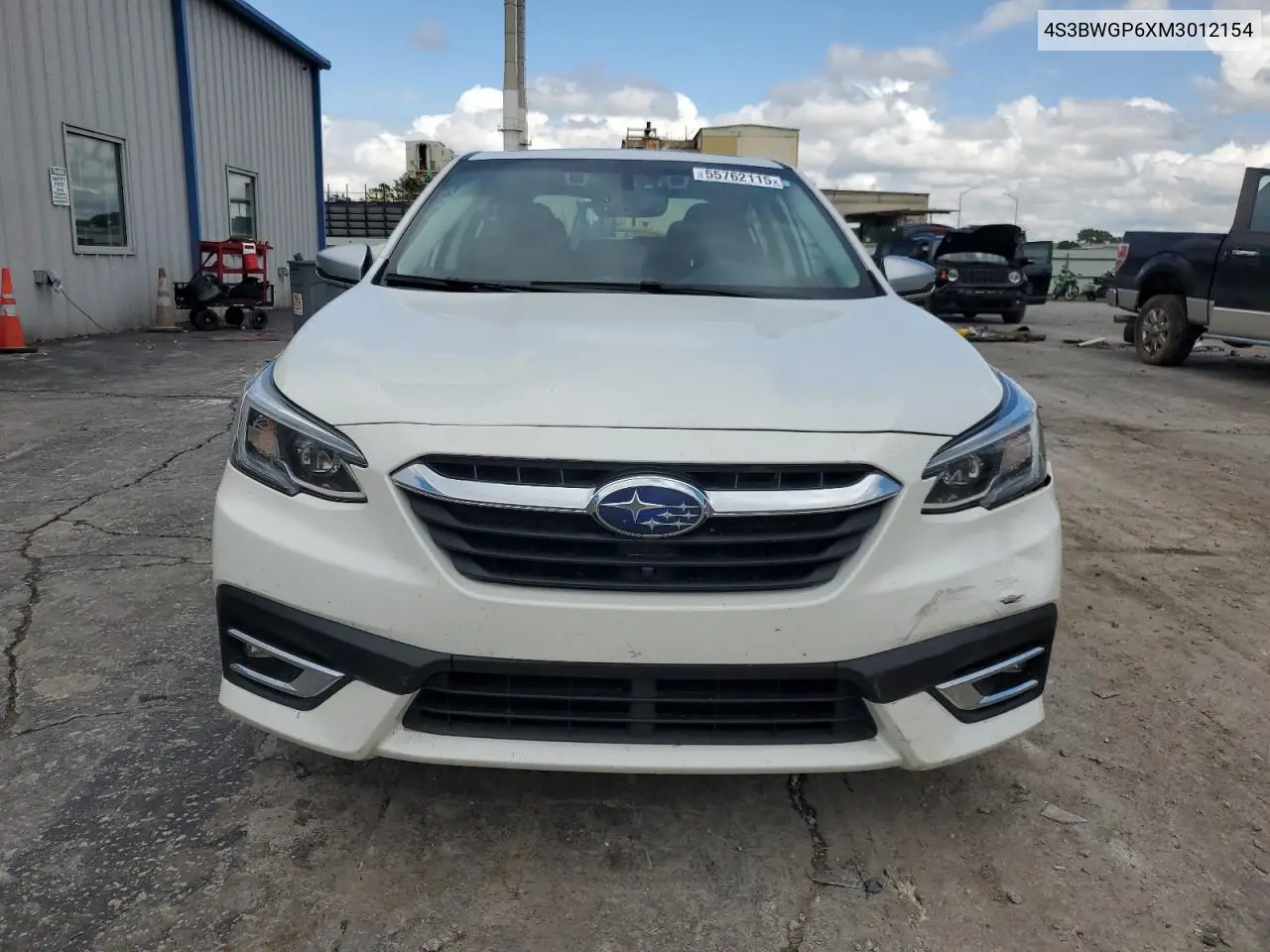 2021 Subaru Legacy Touring Xt VIN: 4S3BWGP6XM3012154 Lot: 55762115