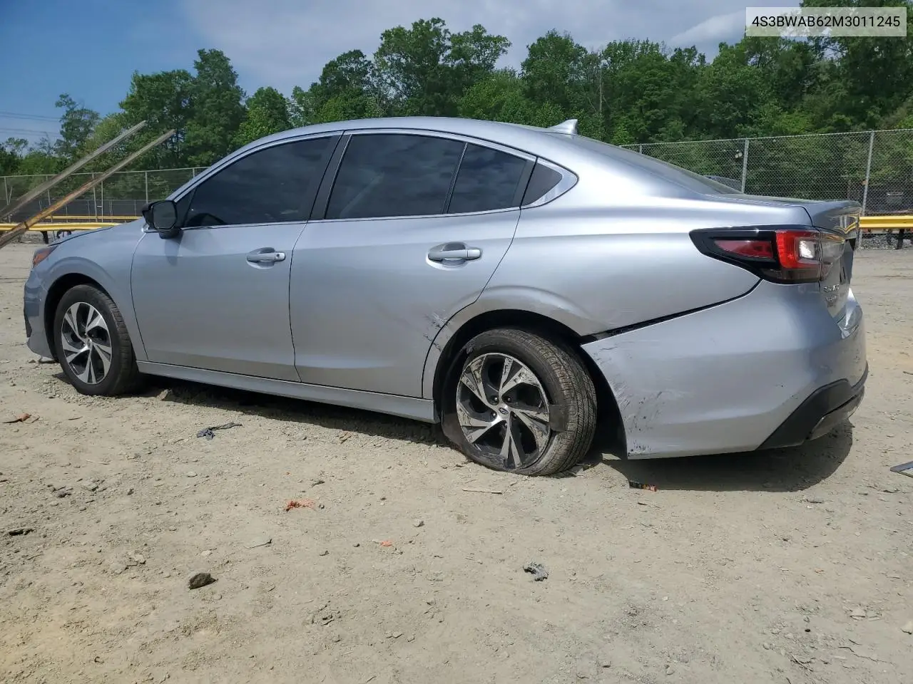 2021 Subaru Legacy VIN: 4S3BWAB62M3011245 Lot: 56033805