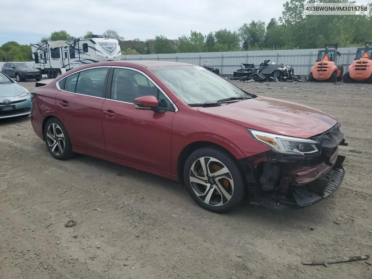 2021 Subaru Legacy Limited Xt VIN: 4S3BWGN69M3015758 Lot: 56466775