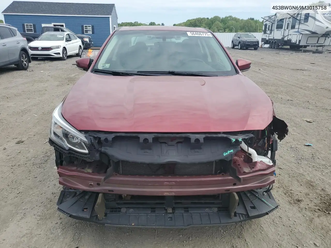 2021 Subaru Legacy Limited Xt VIN: 4S3BWGN69M3015758 Lot: 56466775