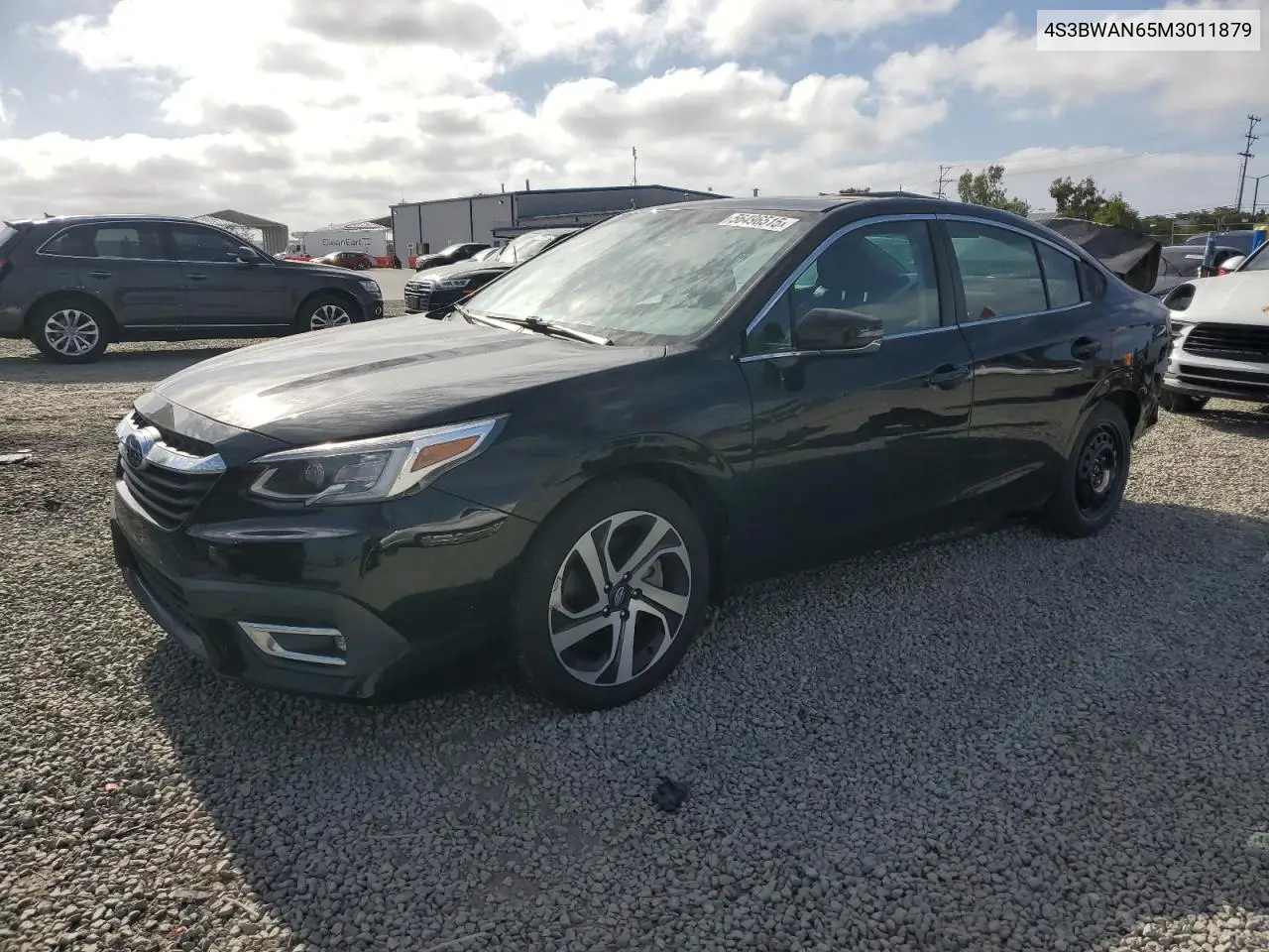 2021 Subaru Legacy Limited VIN: 4S3BWAN65M3011879 Lot: 56496515