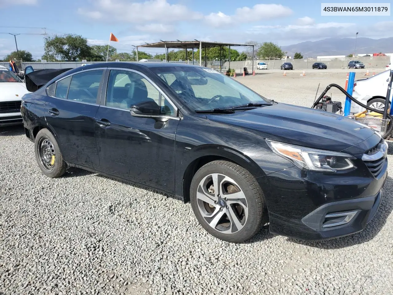2021 Subaru Legacy Limited VIN: 4S3BWAN65M3011879 Lot: 56496515