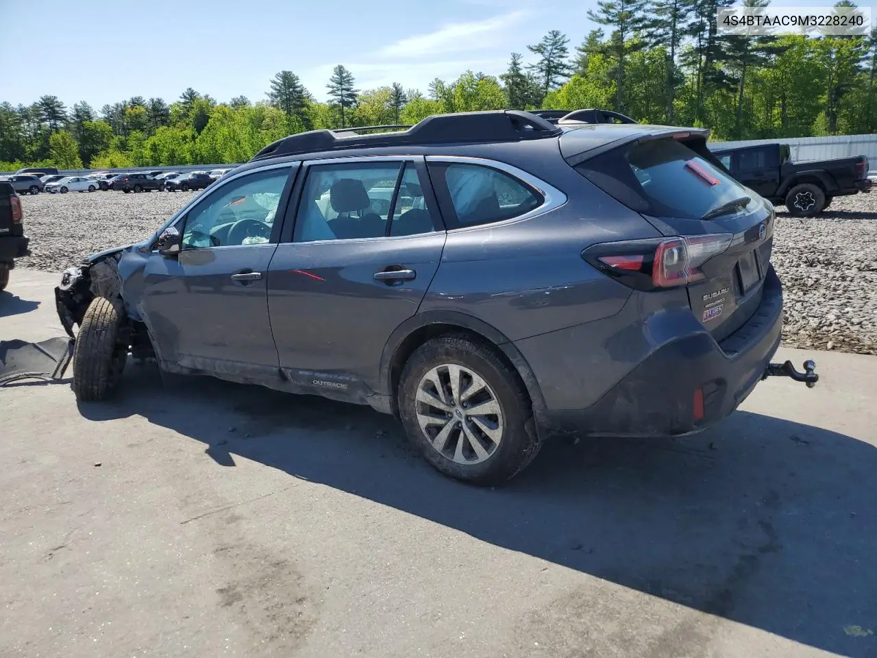 2021 Subaru Outback VIN: 4S4BTAAC9M3228240 Lot: 58339085