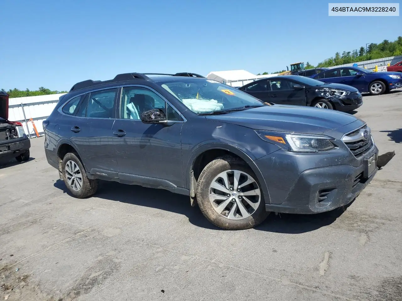 2021 Subaru Outback VIN: 4S4BTAAC9M3228240 Lot: 58339085
