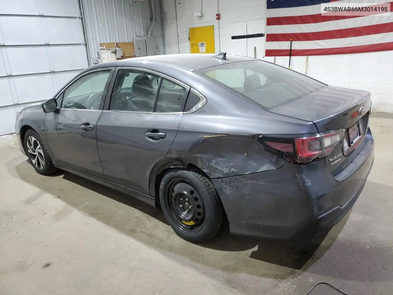 2021 Subaru Legacy VIN: 4S3BWAB66M3014195 Lot: 58786255