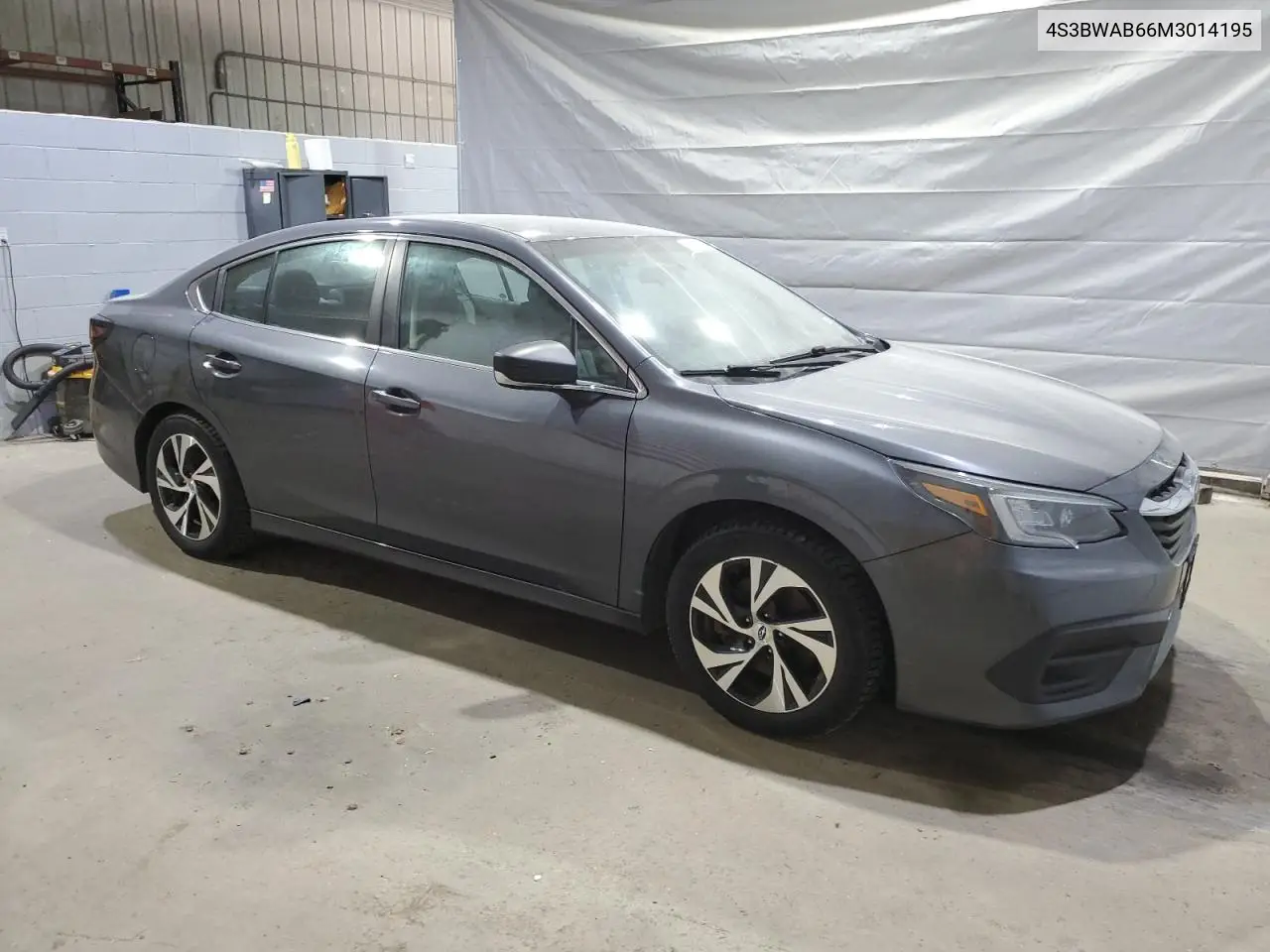 2021 Subaru Legacy VIN: 4S3BWAB66M3014195 Lot: 58786255
