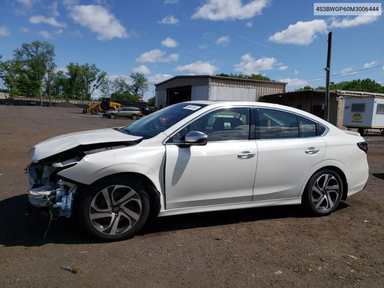 2021 Subaru Legacy Touring Xt VIN: 4S3BWGP60M3006444 Lot: 58849145