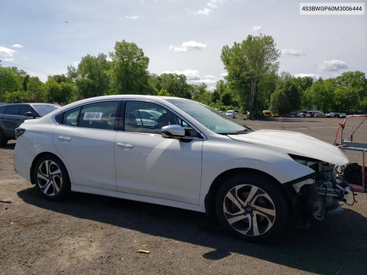 2021 Subaru Legacy Touring Xt VIN: 4S3BWGP60M3006444 Lot: 58849145