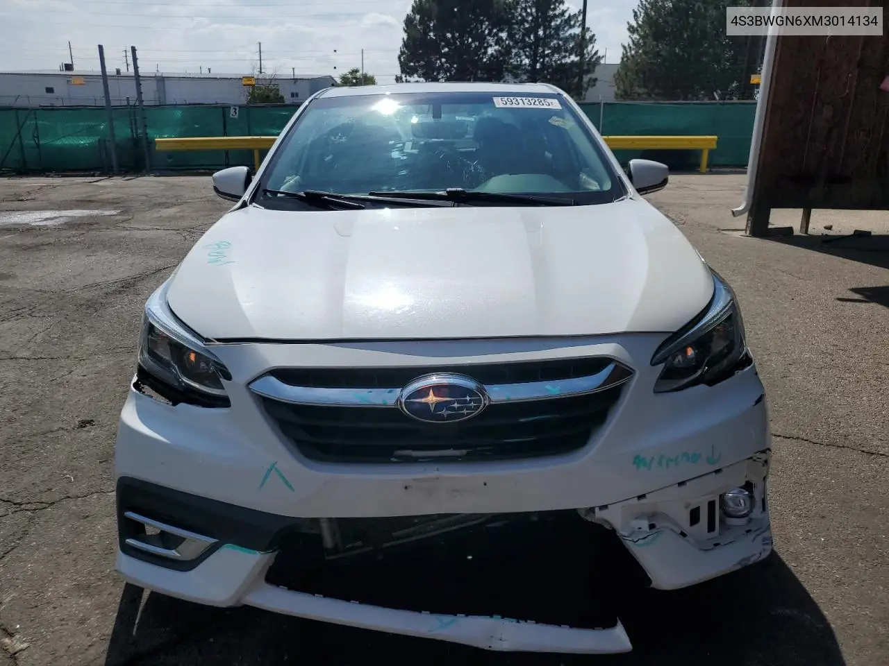 2021 Subaru Legacy Limited Xt VIN: 4S3BWGN6XM3014134 Lot: 59313285