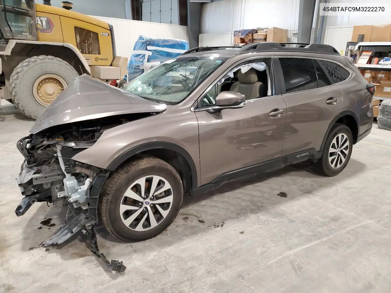 2021 Subaru Outback Premium VIN: 4S4BTAFC9M3222270 Lot: 59521165