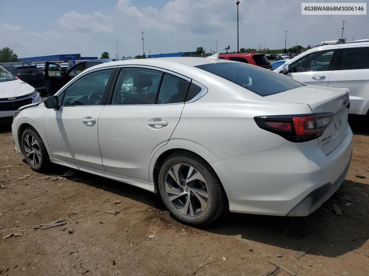 2021 Subaru Legacy VIN: 4S3BWAB68M3006146 Lot: 59918845