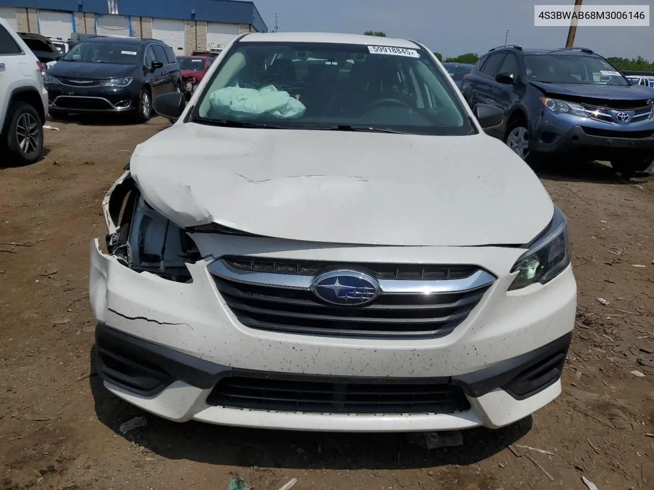 2021 Subaru Legacy VIN: 4S3BWAB68M3006146 Lot: 59918845