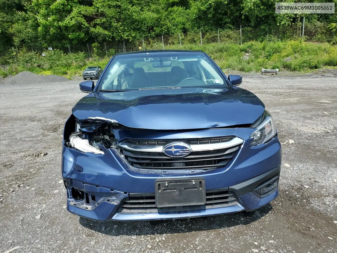2021 Subaru Legacy Premium VIN: 4S3BWAC69M3005862 Lot: 60305075