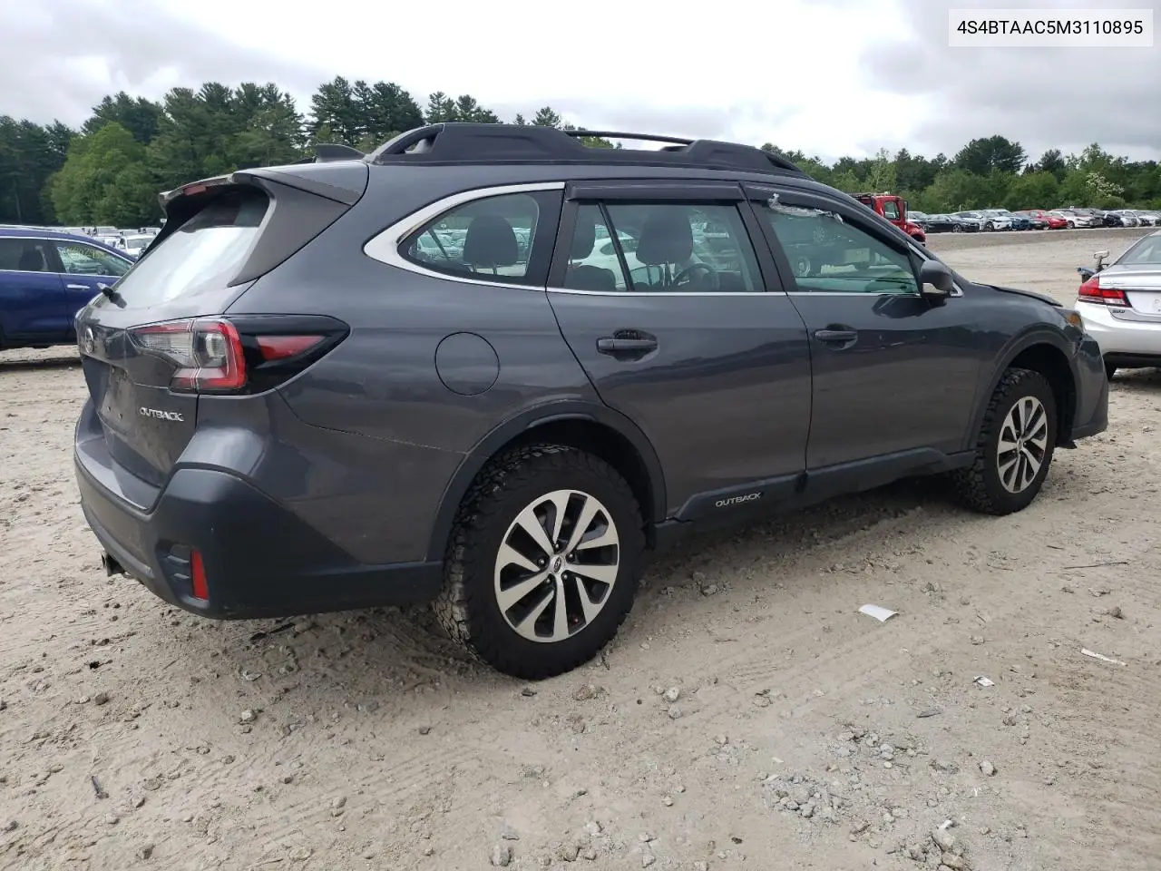 2021 Subaru Outback VIN: 4S4BTAAC5M3110895 Lot: 60705385