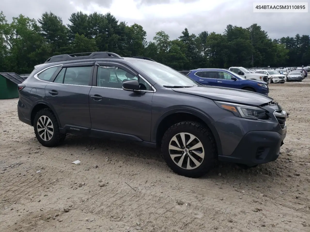 2021 Subaru Outback VIN: 4S4BTAAC5M3110895 Lot: 60705385