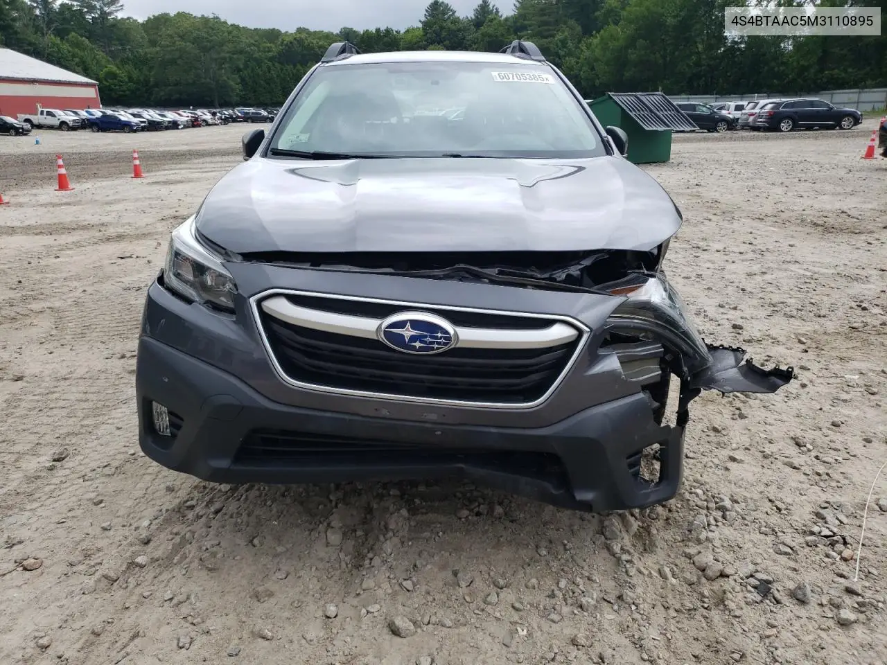 2021 Subaru Outback VIN: 4S4BTAAC5M3110895 Lot: 60705385