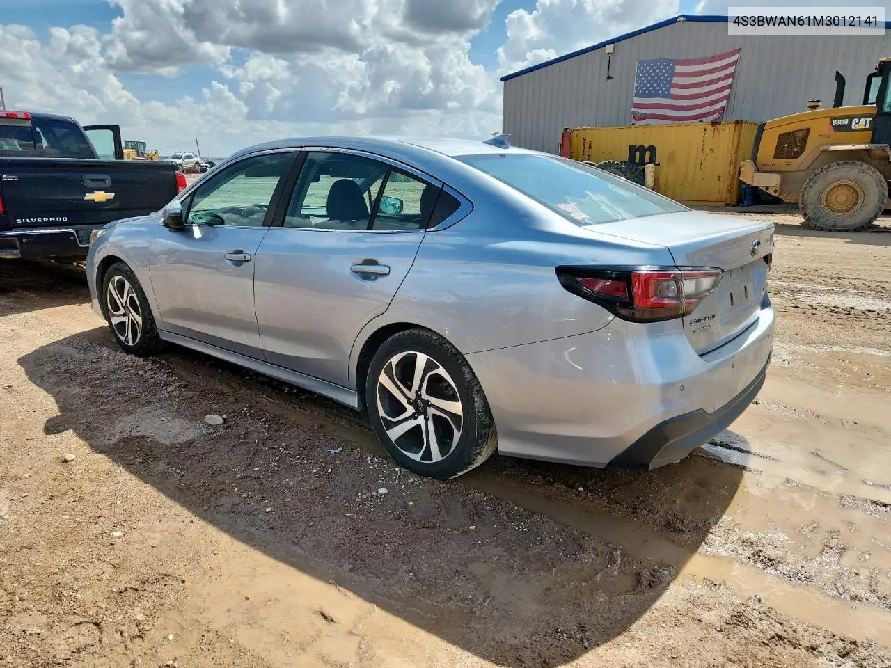 2021 Subaru Legacy Limited VIN: 4S3BWAN61M3012141 Lot: 62176215