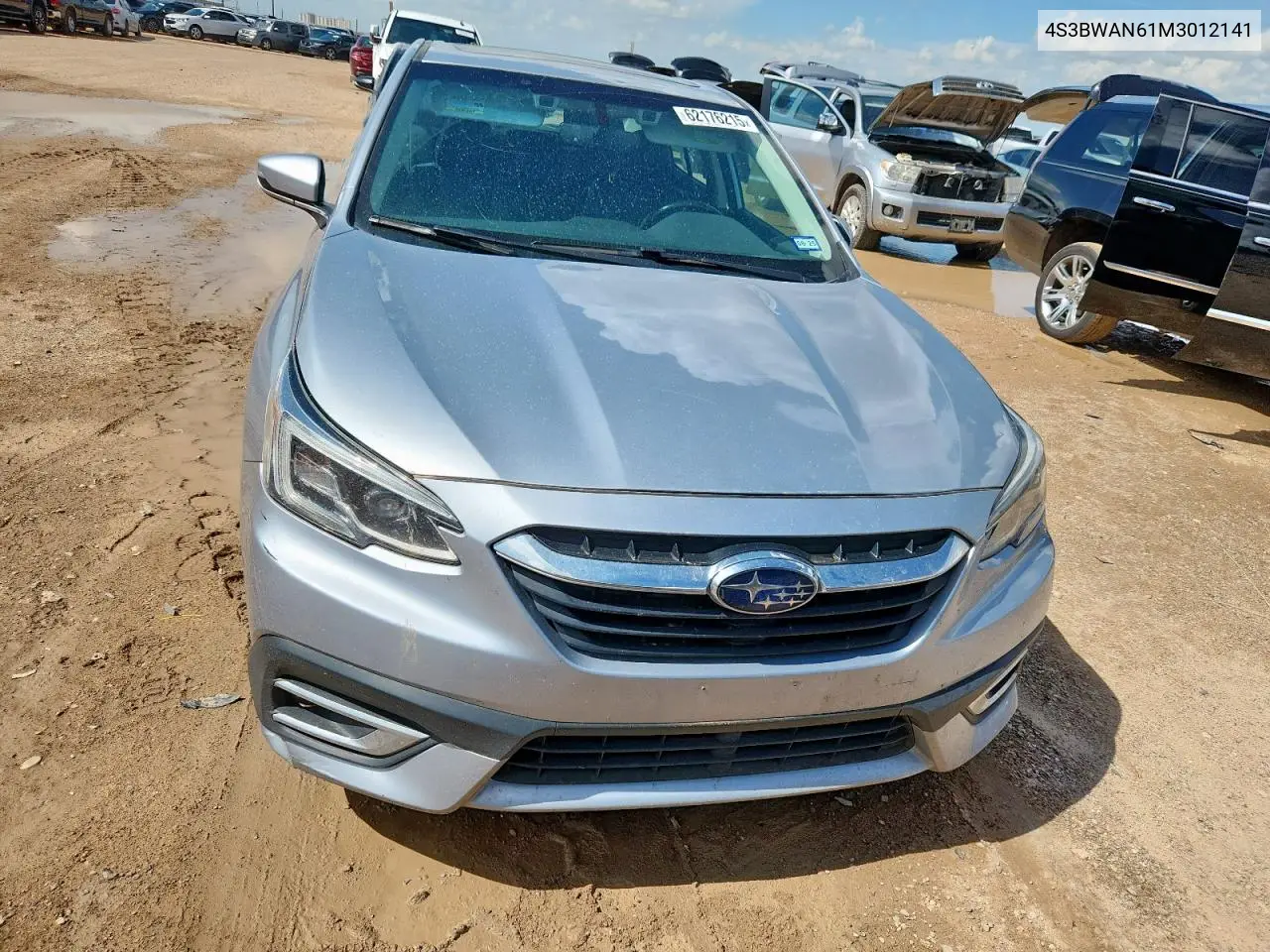2021 Subaru Legacy Limited VIN: 4S3BWAN61M3012141 Lot: 62176215