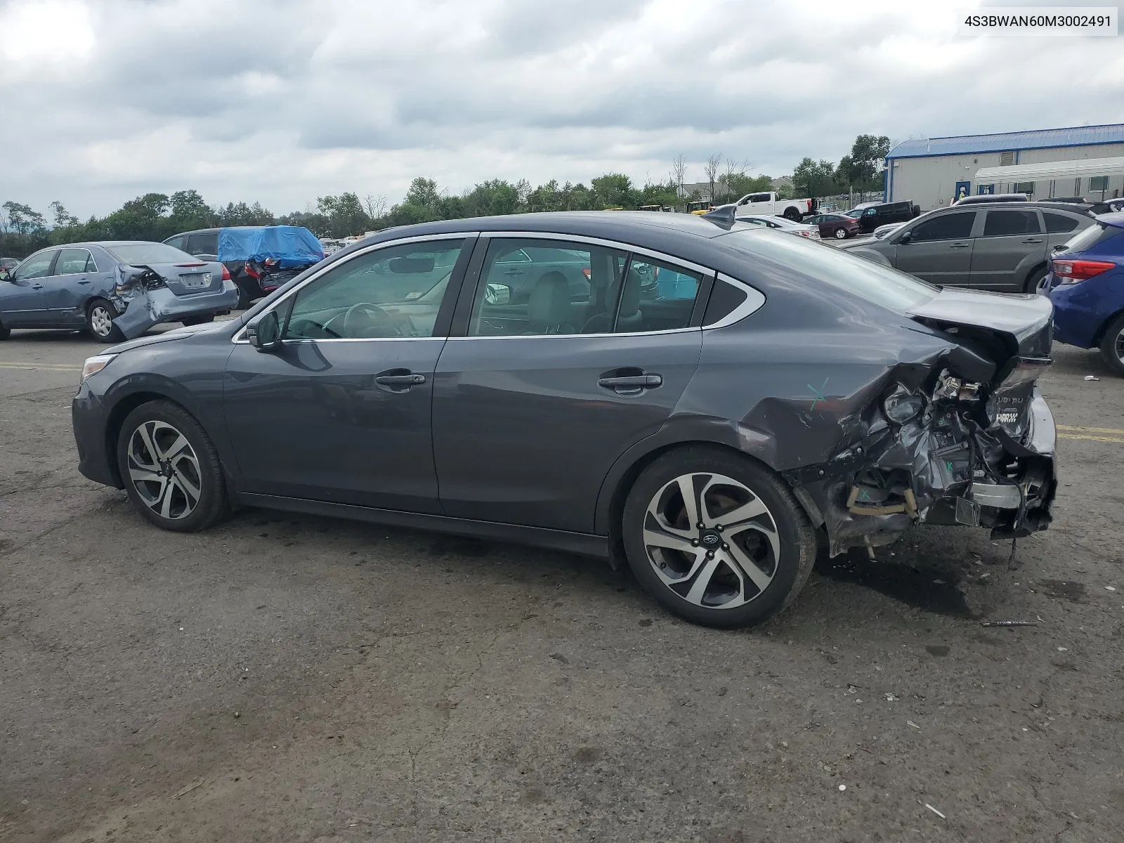 2021 Subaru Legacy Limited VIN: 4S3BWAN60M3002491 Lot: 62435014