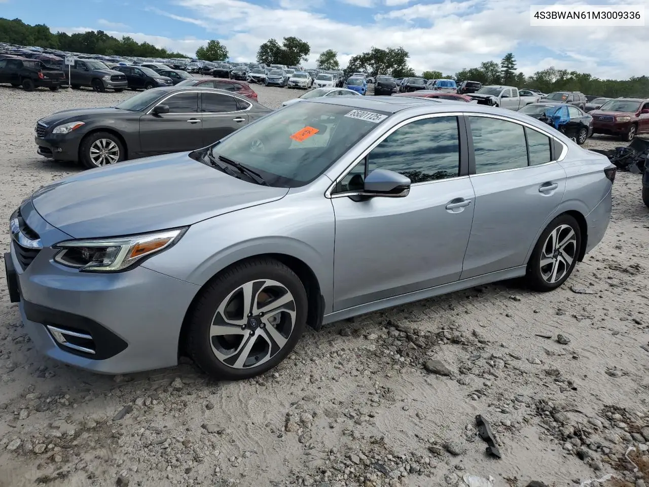 2021 Subaru Legacy Limited VIN: 4S3BWAN61M3009336 Lot: 65001125