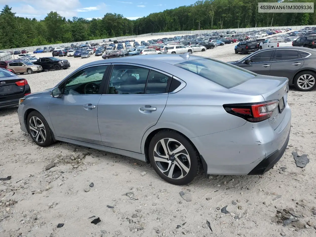 2021 Subaru Legacy Limited VIN: 4S3BWAN61M3009336 Lot: 65001125