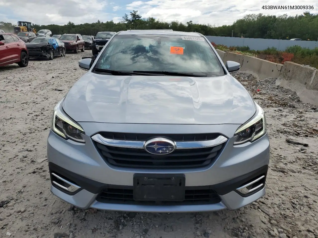 2021 Subaru Legacy Limited VIN: 4S3BWAN61M3009336 Lot: 65001125