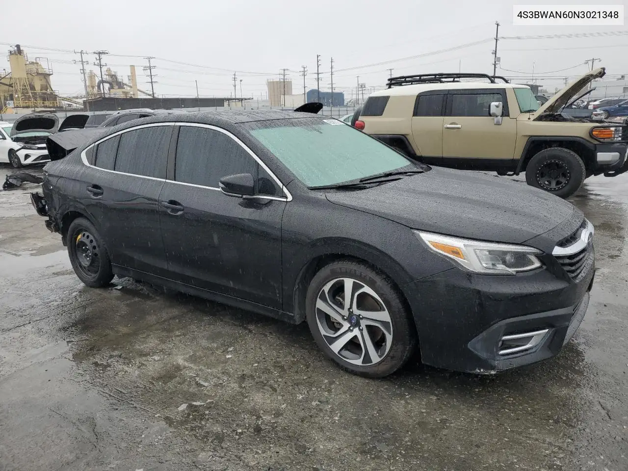 2022 Subaru Legacy Limited VIN: 4S3BWAN60N3021348 Lot: 42569315