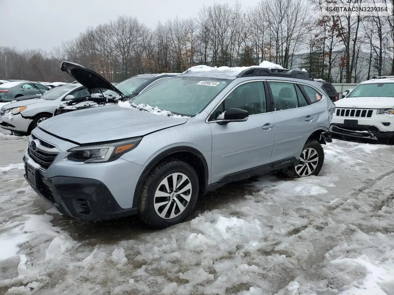 2022 Subaru Outback VIN: 4S4BTAAC3N3239364 Lot: 44996215