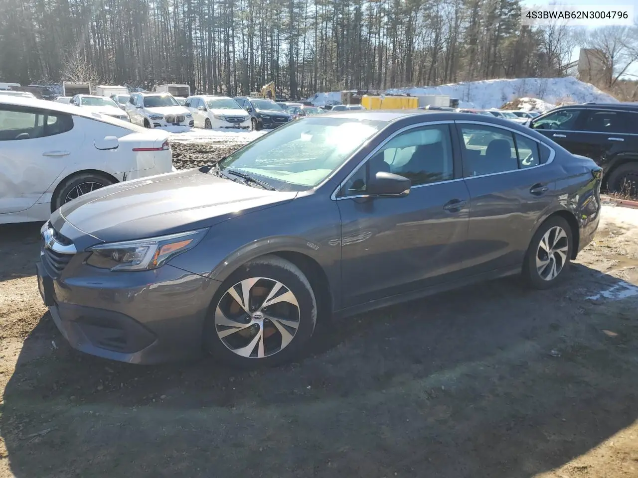 2022 Subaru Legacy VIN: 4S3BWAB62N3004796 Lot: 47166675
