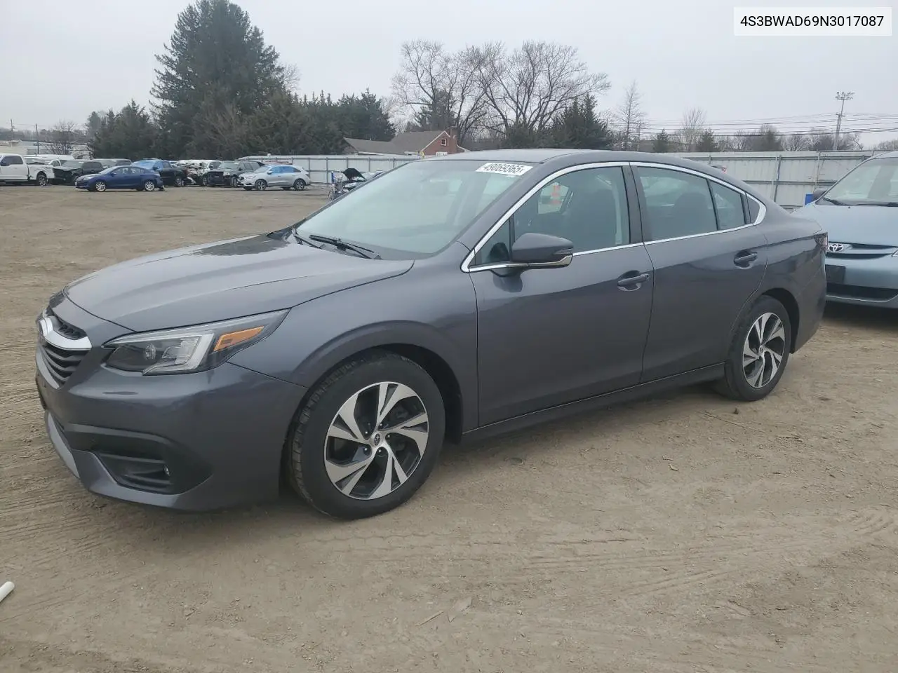 2022 Subaru Legacy Premium VIN: 4S3BWAD69N3017087 Lot: 49069365