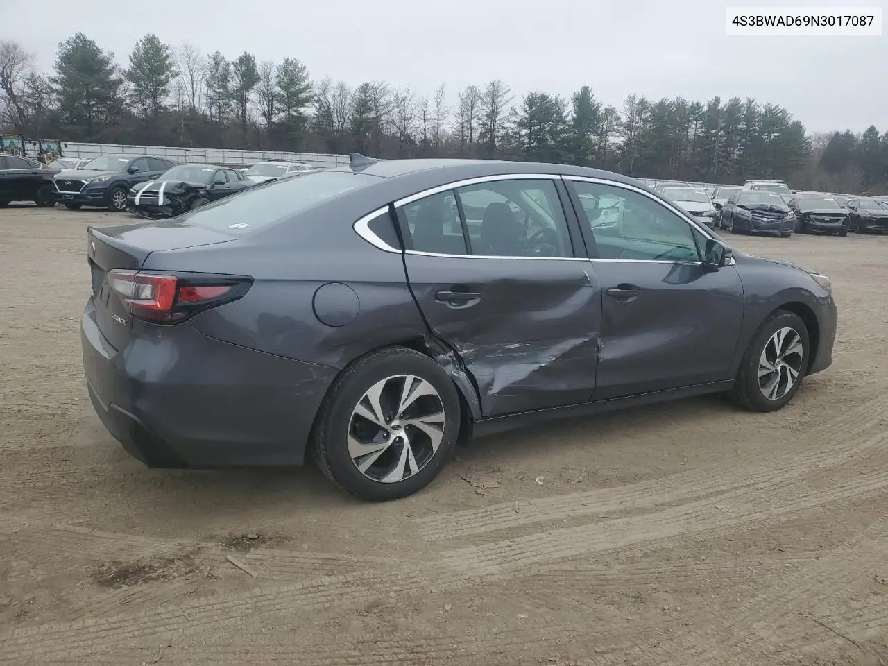 2022 Subaru Legacy Premium VIN: 4S3BWAD69N3017087 Lot: 49069365